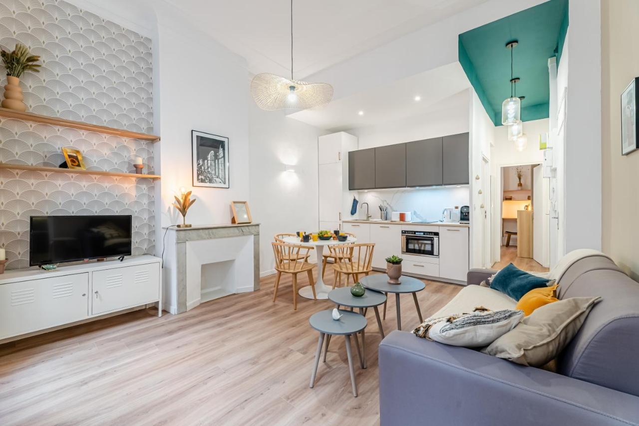 T3 Tout Confort, Moderne, En Centre Ville Marseille Exteriér fotografie