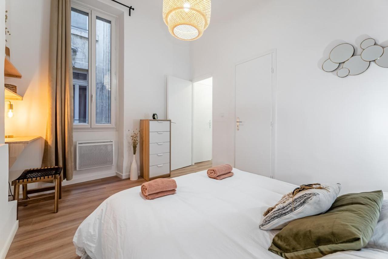T3 Tout Confort, Moderne, En Centre Ville Marseille Exteriér fotografie
